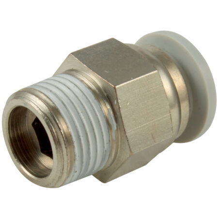 Push In Male Stud Tapered 3/8" BSPT x 6 O/D