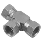 Female/Female/Female BSPP Swivel Tee Fittings