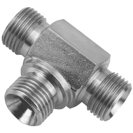 1" BSPP male-male-male fixed tee
