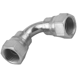 1" BSPP Female Swept Elbow