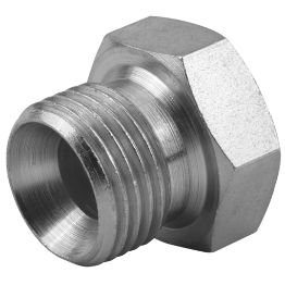 1" BSPP hexagon head plug