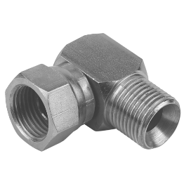 Male to Female Compact BSPP Stainless Steel Elbow