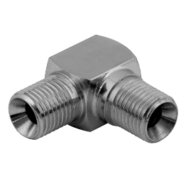 Male To Male Compact BSPP Stainless Steel Elbow