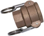 BSPP Female Threaded Lever Coupling Brass