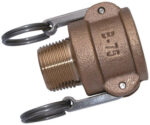 BSPT Male Threaded Lever Coupling Brass
