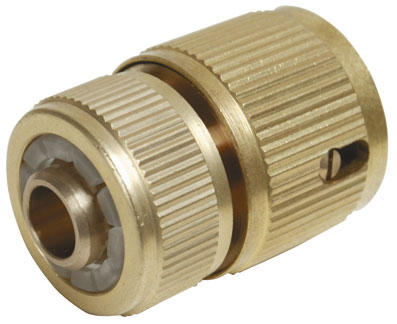 Brass Quick Connector with Auto Stop