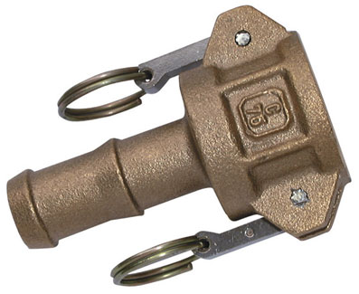 Hose Tail Lever Coupling Brass