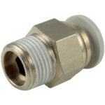 Push In Male Stud Tapered 1/2" BSPT x 10 O/D