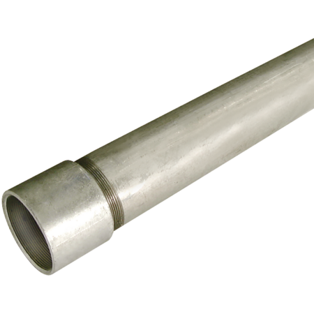 1.1/2" Nominal Bore Galvanised Medium Tube x 3.2 Mtr